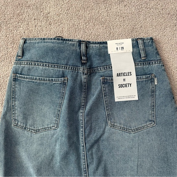 Articles of Society The Hutton Denim Midi Skirt - Picture 6 of 6